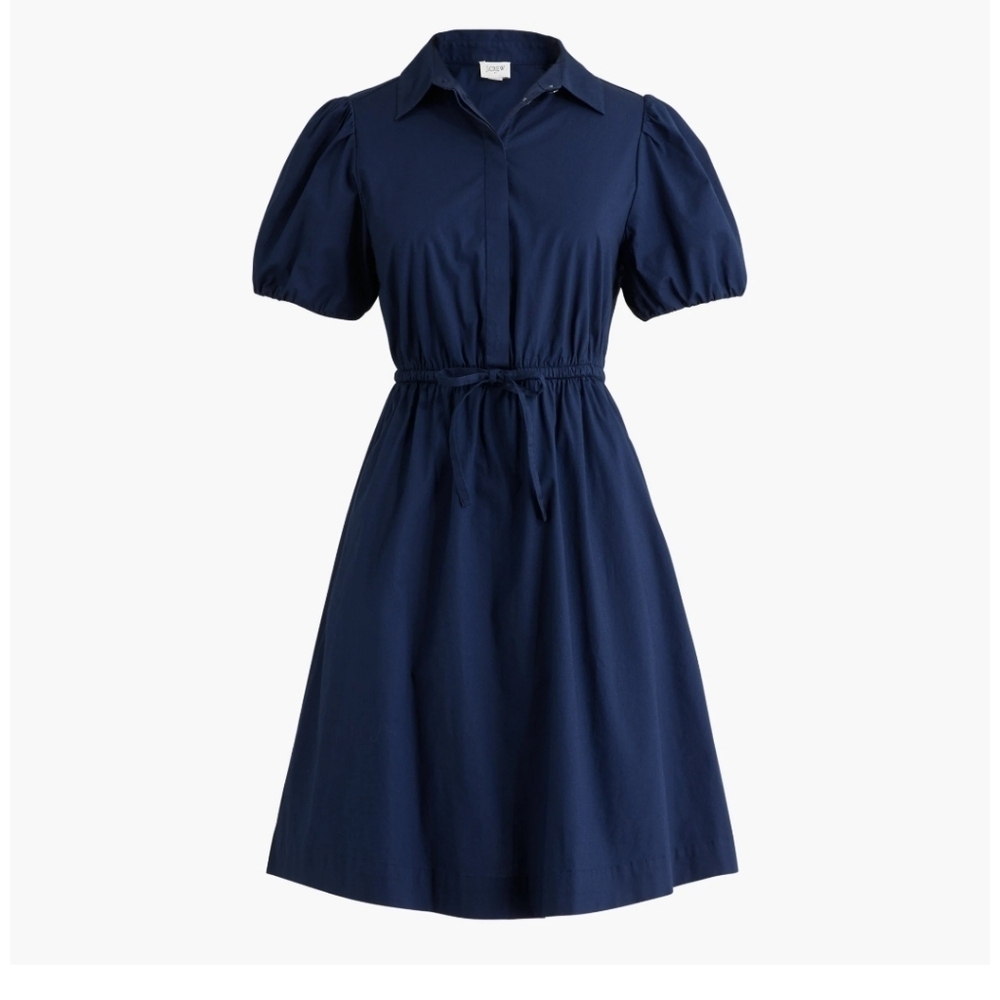 J Crew Factory Sleeve Tie Waist Dress NWT Sz 2